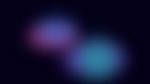 Abstract background with soft blue and purple light glows on dark backdrop Stockbeeldmateriaal 338310745