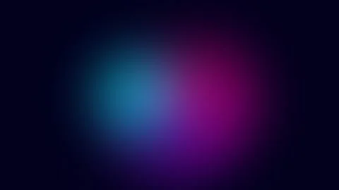 Abstract background with soft blue and purple light gradients on black Video stock 338310803