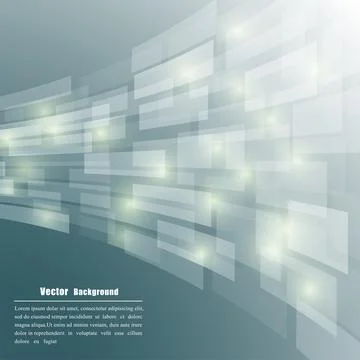 Abstract background with soft blue and glitter light Stock Illustration