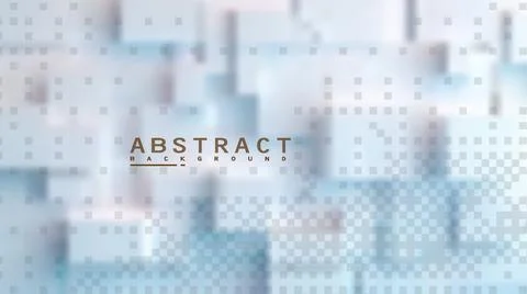 Abstract background with soft blue and white squares and dot pattern for modern 스톡 일러스트