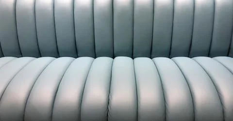Abstract background. Soft convex wall panels, in white leather. Futuristic white Stock Photos