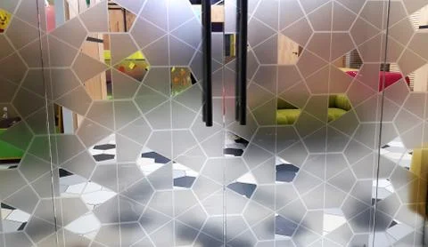 Abstract background. Soft convex wall panels, in white leather. Futuristic white Stock Photos