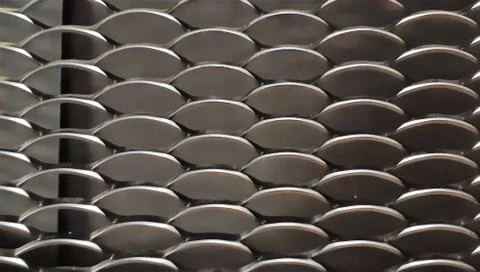 Abstract background. Soft convex wall panels, in white leather. Futuristic white Stock Photos