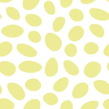 Abstract background, soft, dim. Pale yellow ovals. Pattern, seamless. Vector. Illustrazione stock