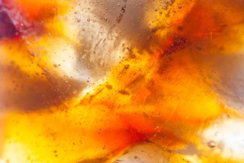 Abstract background of soft drink and ice Stock Photos