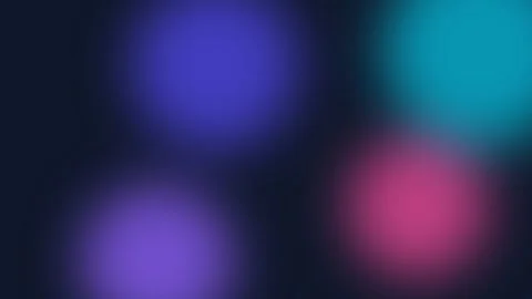 Abstract background with soft glowing blue and pink circular light spots Stock Footage 335145794