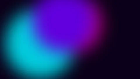 Abstract background with soft glowing cyan pink and purple light circles Stock Footage 338311296