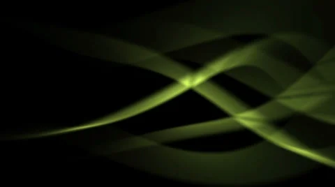 Abstract background of soft glowing green light curves - seamless (FULL HD) Stockbeeldmateriaal 37230740