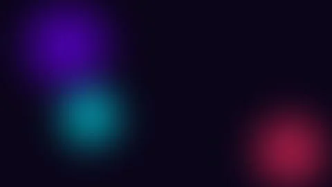 Abstract background with soft glowing red and blue light spots in darkness Stock Footage 338310722