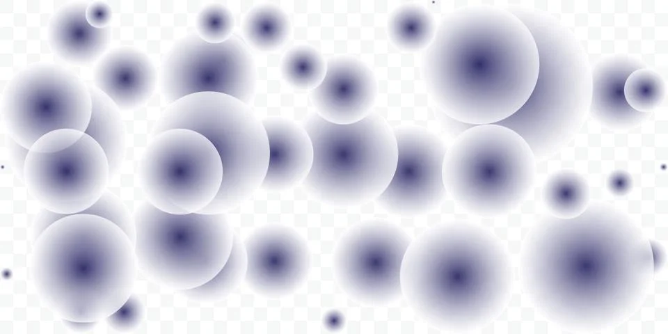 Abstract background with soft purple gradient circles Stock Illustration