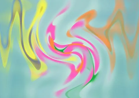 Abstract background with some smooth lines and colorful waves Illustrazione stock