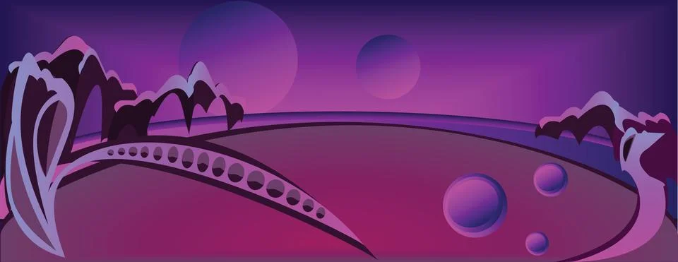 Abstract background space Stock Illustration