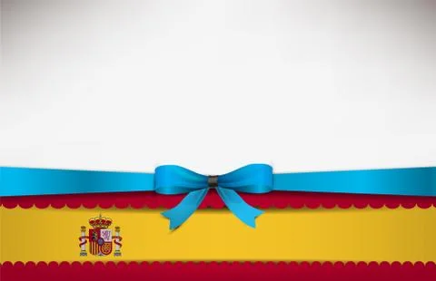 Abstract background with the spain flag 스톡 일러스트