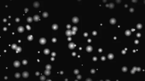 Abstract background of sparkling bokeh lights and spheres Vidéo 345975650