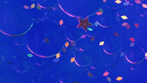 Abstract background sparkling fluid fat stains Stock Footage 261423999