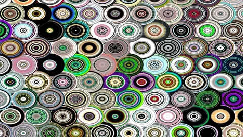 Abstract background of sparkling multicolor circles Stock Footage 139510961
