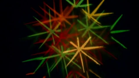 Abstract background of sparkling multicolored stars. Vídeo Stock 83764978