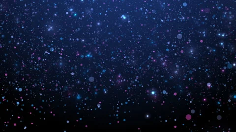 Abstract background sparkling particles and bokeh effect with vibrant Stock Footage 277557833