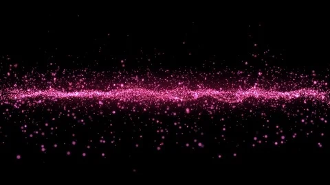 Abstract background of sparkling pink particles Stock Footage 114070636