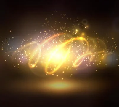 Abstract background with sparks Stock Illustration