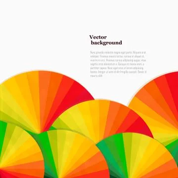 Abstract background with spectrum wheels. bright rainbow template design with Stock Illustration