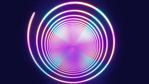 Abstract background speed light circle on colorful background,swirl curved .. Stock Illustration