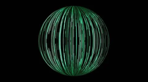 Abstract background with a sphere formed from the lines Abstract backgroun... Stock Photos