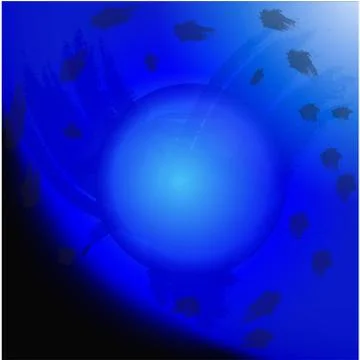 Abstract  background sphere. Stock Illustration