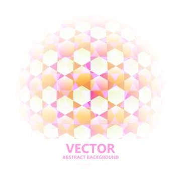 Abstract Background Sphere Stock Illustration