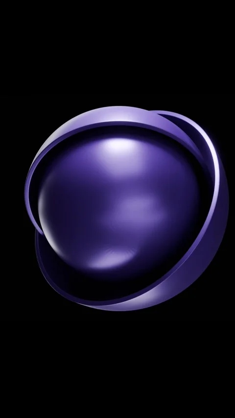 Abstract background spheres of layers Stock Footage 303340379