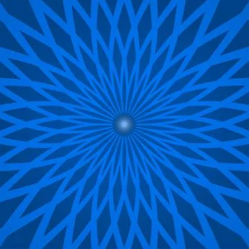 Abstract background with spiral blue rays Stockillustratie