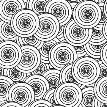 Abstract background with spiral circles Stock Illustration
