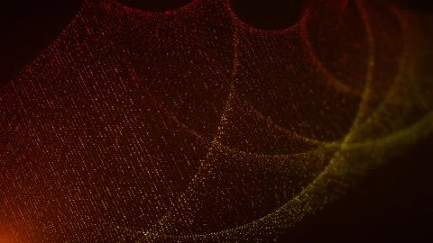 ABstract background with spiral particles Stockillustratie