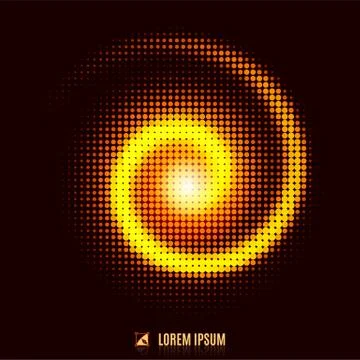 Abstract background with spiral vortex Illustrazione stock