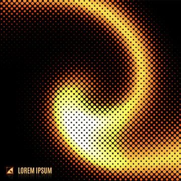 Abstract background with spiral vortex Stock Illustration