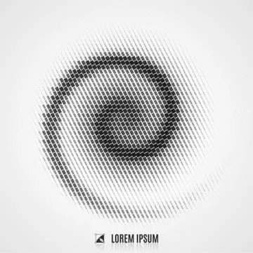 Abstract background with spiral vortex Illustrazione stock