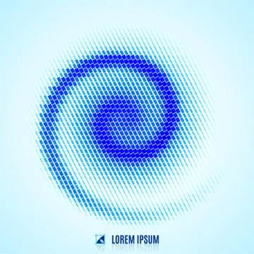Abstract background with spiral vortex イラスト素材