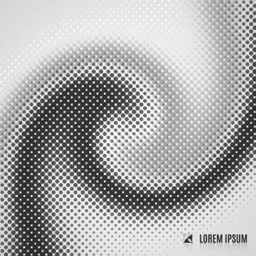 Abstract background with spiral vortex Stock Illustration