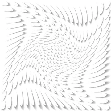 Abstract background of spirally twisted dots. Stock Illustration