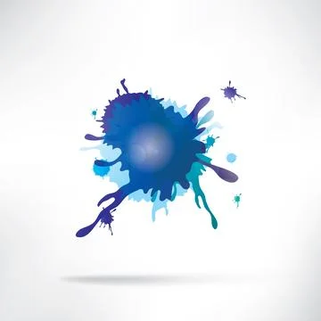 Abstract background with splash Stock-Illustration