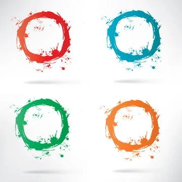 Abstract background with splash Stock Illustration