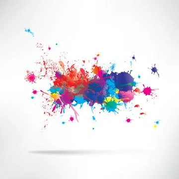 Abstract background with splash Stock Illustration