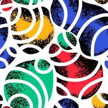 Abstract background with splashes. Textured grunge seamless pattern Illustrazione stock