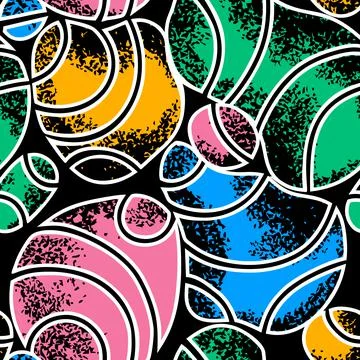 Abstract background with splashes. Textured grunge seamless pattern イラスト素材