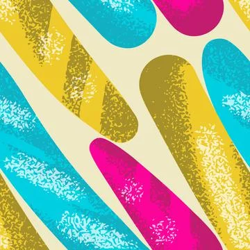 Abstract background with splashes. Textured grunge seamless pattern. Stock Illustration