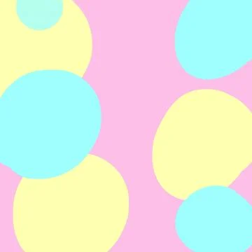 Abstract background with spots of delicate colors pink blue yellow aphid decor Stock-Illustration