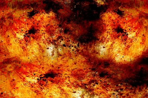 Abstract background with spots in tones of burning fire Stock Illustration