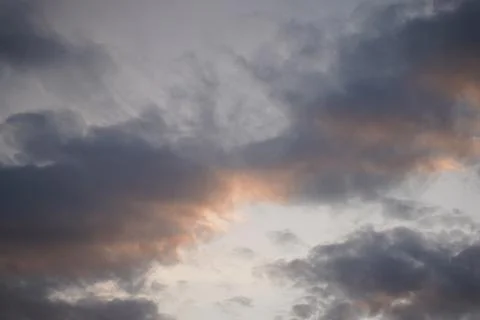 Abstract background of spring sky, clouds Stock Photos