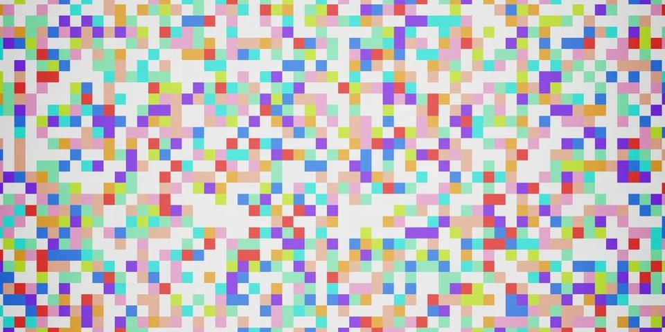 Abstract background Square Pixel 3d Illustration 스톡 일러스트