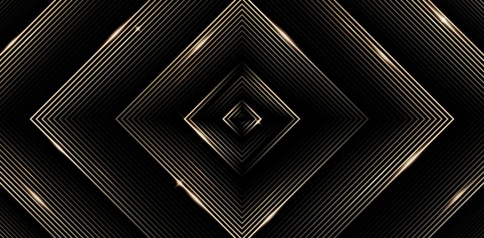 Abstract background with square polygonal lines design Stock Illustration
